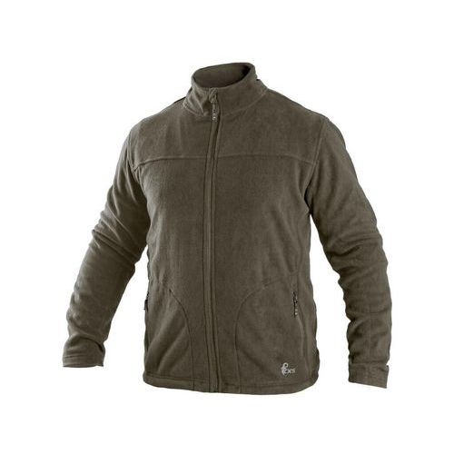 Mikina CXS GRANBY, pánská, fleece, khaki, vel. S