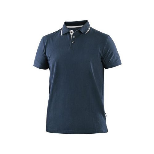 Polokošile CXS HENRY, pánské, krátký rukáv, modro-bílá, vel. S