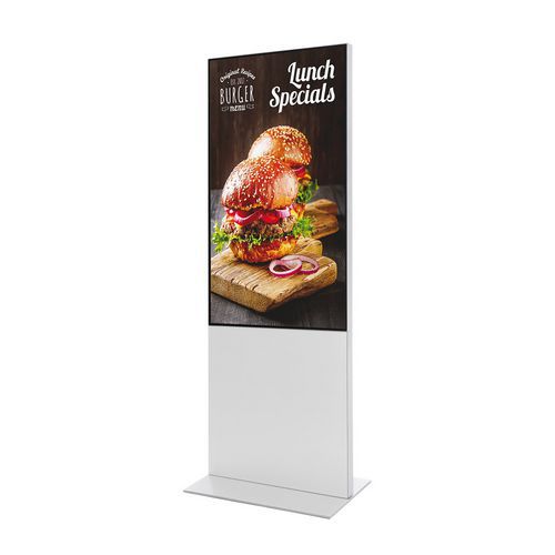 Digitální totem Smart Line s monitorem Samsung 55", bílá