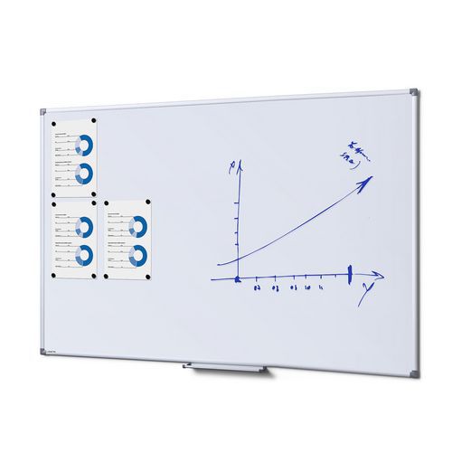 Popisovatelná magnetická tabule - Whiteboard  SCRITTO® 100x150 cm, lakovaný povrch