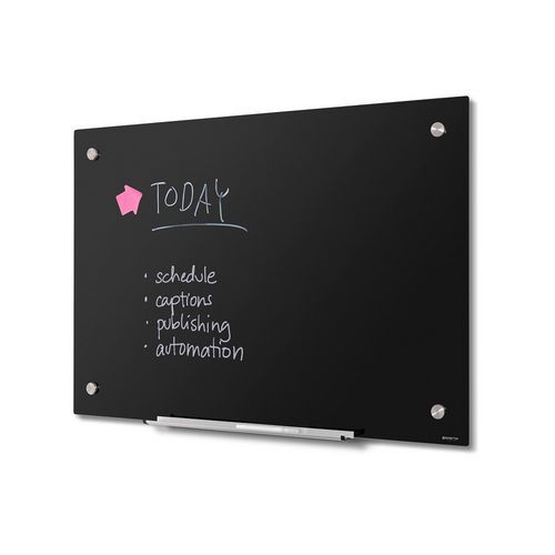 SCRITTO® Popisovatelná skleněná tabule 90 x 60 cm, černá