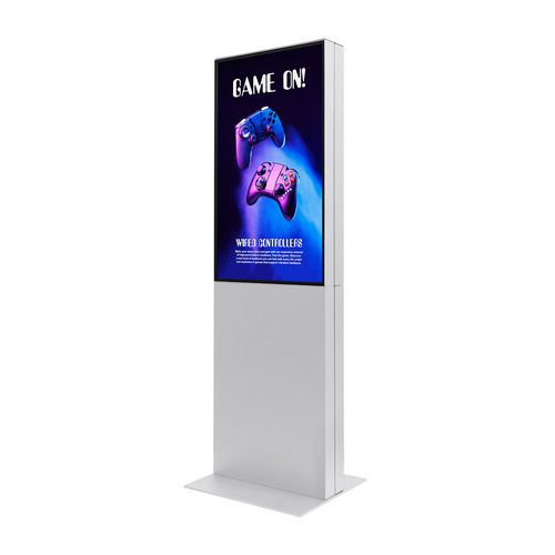 Digitální totem Smart Line Oboustranný s monitorem Samsung 43", bílá