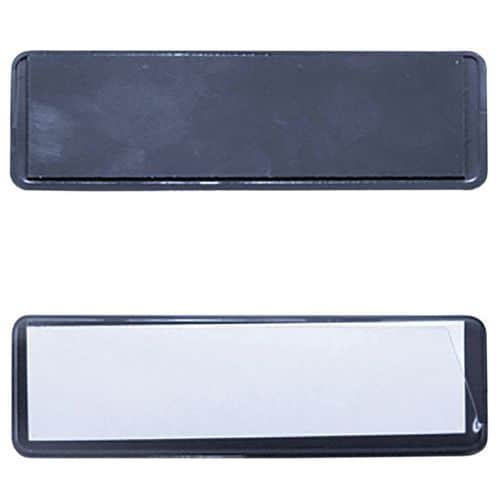 Informační štítky na regály Manutan Expert, magnetické, 100 x 30 mm, 100 ks, černé