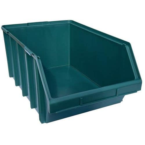 Plastový box zelený - délka 70 cm, objem 90 l, bez přepážky