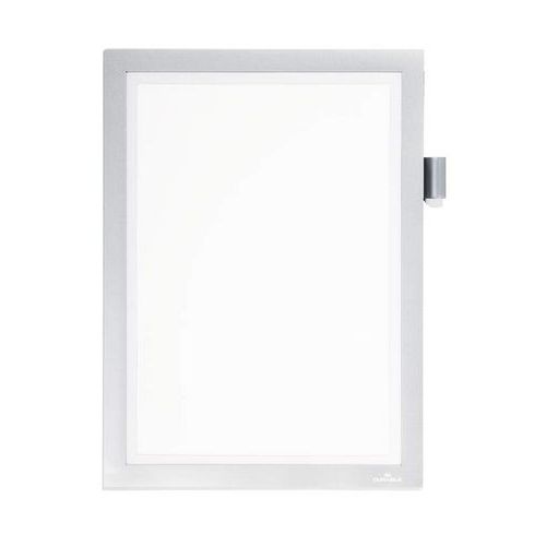 Informační rámeček, DURAFRAME MAGNETIC NOTE, A4, stříbrná