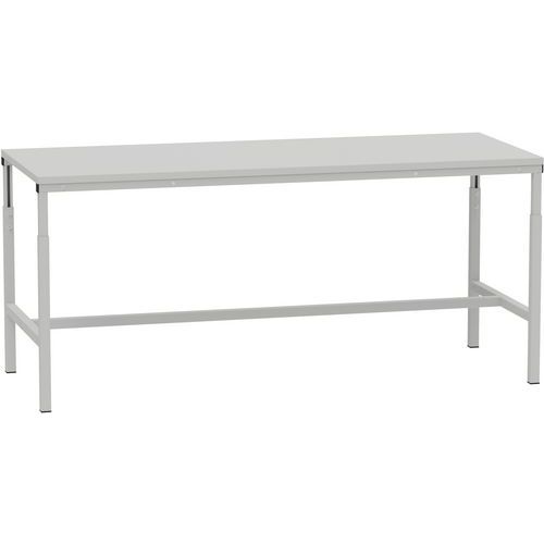 Výškově nastavitelný dílenský ESD stůl Kovona, 180 x 70 x 66 - 100 cm