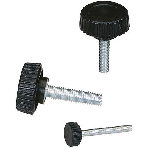 AV polyamidový knoflík Boutet, průměr 28 mm, ocelová tyč M8 x 20mm