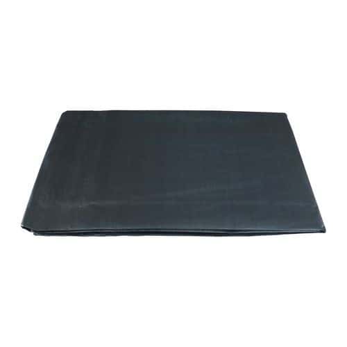 TOPTRADE plachta krycí, antracit, s kovovými oky, 2 x 3 m, 100 g / m2