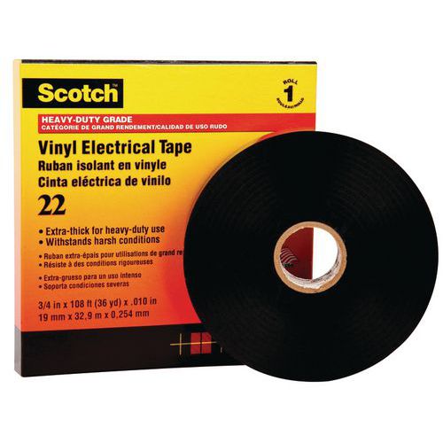 Elektroizolační PVC páska 3M Scotch 22, šířka 19 mm