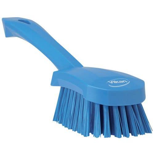 Plastový kartáč na nádobí Vikan, 27 cm, modrý