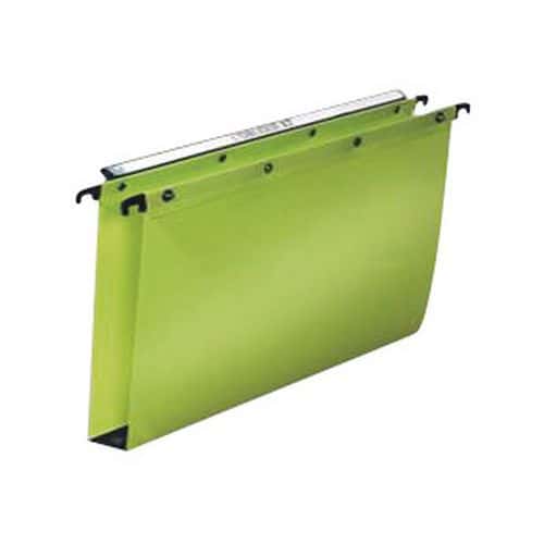 Závěsné složky Ultimate 5/10th Drawer Elba, tvar U, zelená, 10 ks
