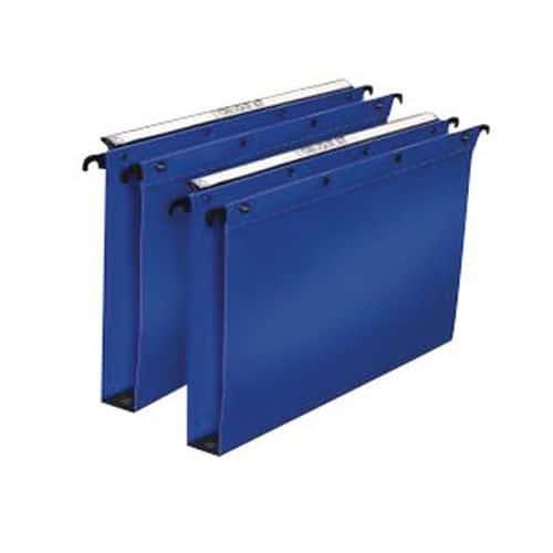 Závěsné složky Ultimate 5/10th Drawer Elba, tvar U, modrá, 10 ks