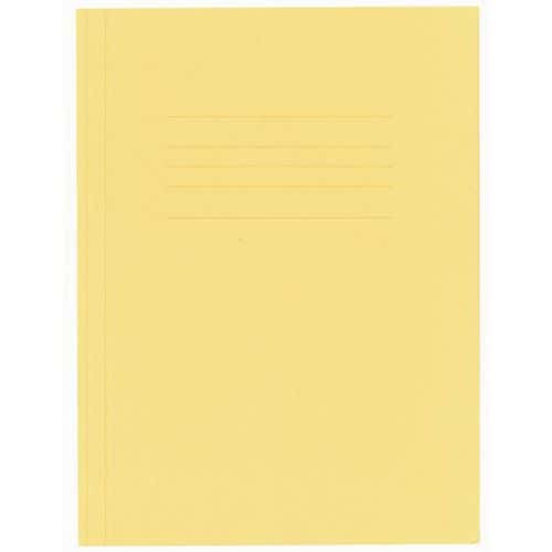 Tříklopé desky Kangaro s gumou, žluté, 25 ks