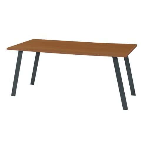 Kancelářský stůl Viva Standard, 120 x 80 x 75 cm, rovné provedení, podnoží antracit, buk