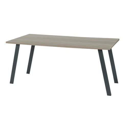 Kancelářský stůl Viva Standard, 120 x 80 x 75 cm, rovné provedení, podnoží antracit, dub oyster