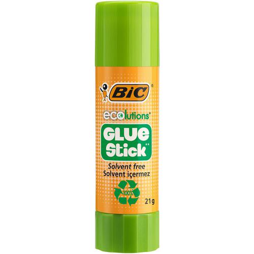 Bílé lepicí tyčinky ECOlutions, 21 g - BIC