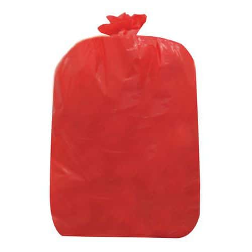 Pytle na odpad, 168 l, 35 mic, 200 ks, červená