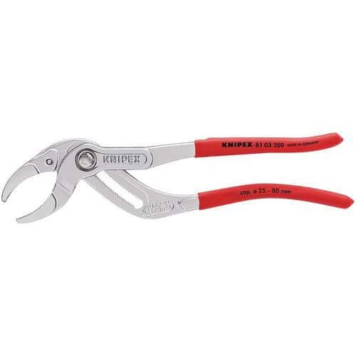Instalatérské "siko" kleště Knipex na sifony a plastové trubky, max průměr 80 mm