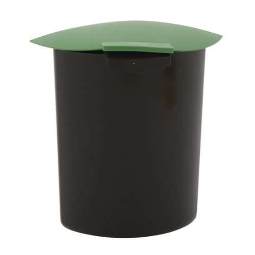 Box 6 l s víkem pro 30l odpadkový koš černozelený