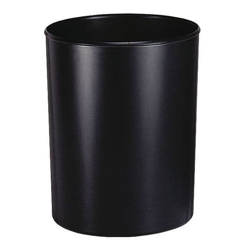 Ohnivzdorný koš na papír (s vnitřní nádobou) 13 l černý
