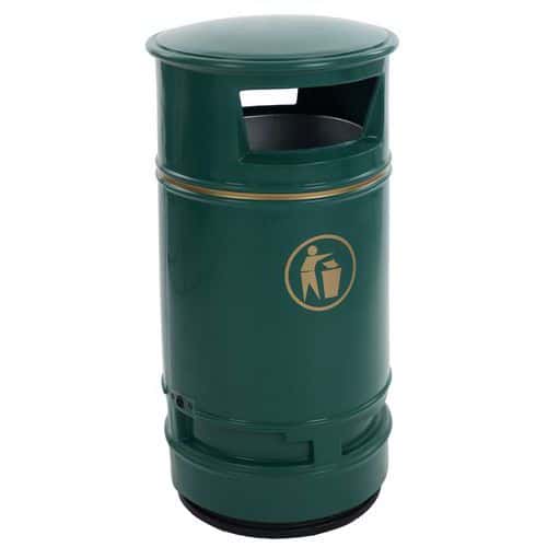 Odpadkový koš Copperfield 90 l zelený