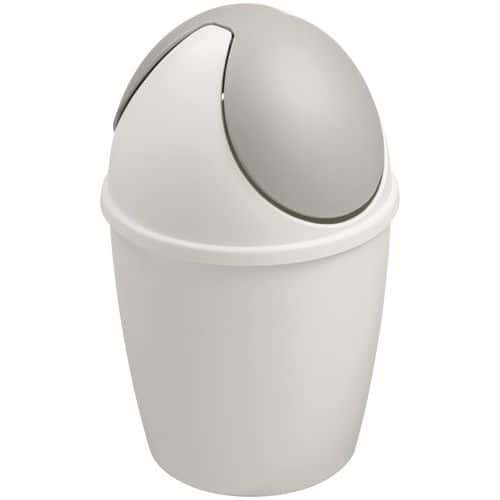 Stolní odpadkový koš Tiglio 1,5 l bílý/šedý
