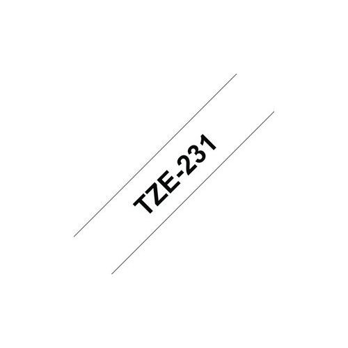 Flexibilní lepicí páska Brother TZEFX 631 12mm černá/žlutá