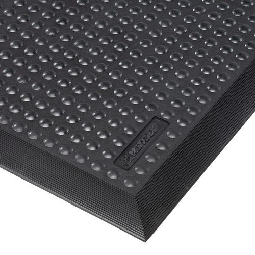 Protiúnavová antistatická rohož Skystep™ s bublinkovým povrchem, černá, 60 x 90 x 1,3 cm