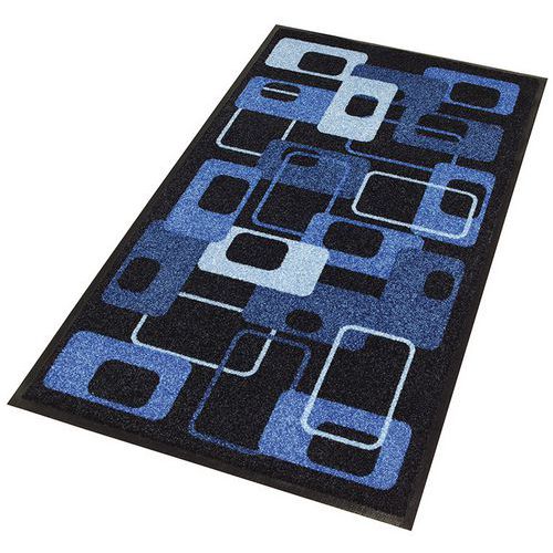 Vnitřní čisticí rohož Déco Design™ Modern 70's, 60 x 90 cm, modrá