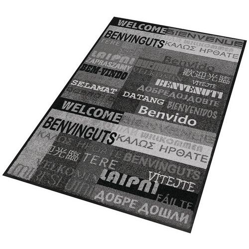 Vnitřní čisticí rohož Déco Design™ New Welcome, 120 x 180 cm, šedá