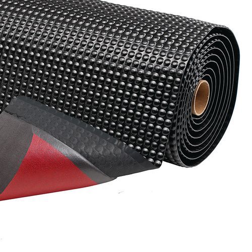 Protiúnavová průmyslová rohož Sky Trax® s bublinkovým povrchem, černá, 91 x 150 cm
