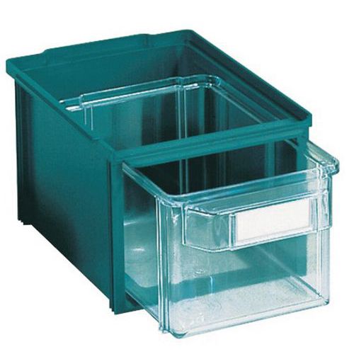 Plastový úložný box Rho Kappa, 15,5 x 21,5 x 31,2 cm