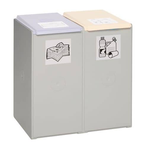 Kontejner na tříděný odpad VAR, 2 x 40 l