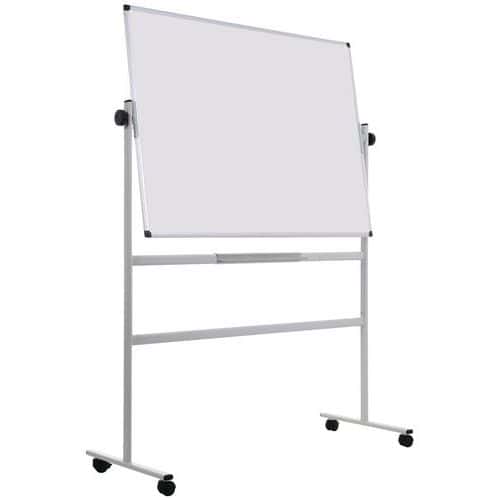 Přenosná otočná tabule Bi-Office, plocha pro psaní smaltovaná, 90 x 120 cm