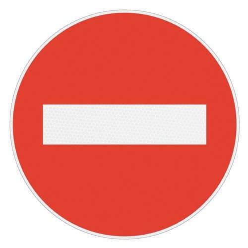 Retroreflexní značka Novap - zákaz vjezdu, plast