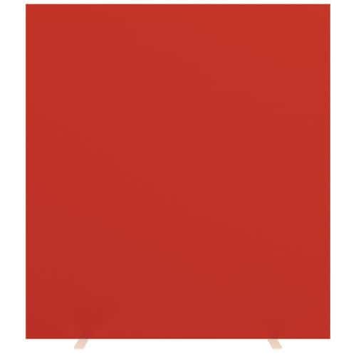 Textilní oboustranný paraván EasyScreen, 160 x 174 cm, červený