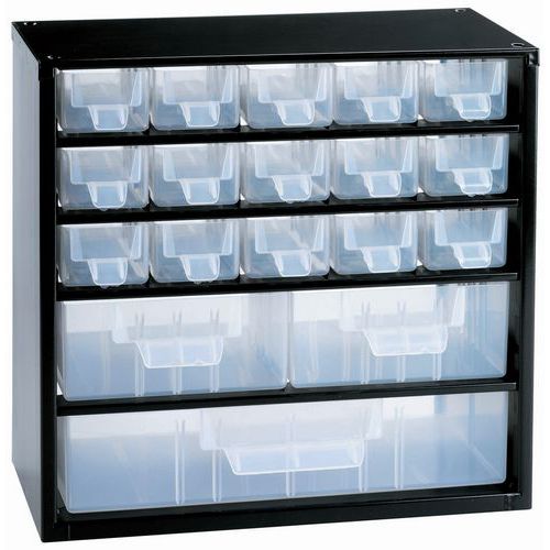 Kovový organizér, 18 zásuvek