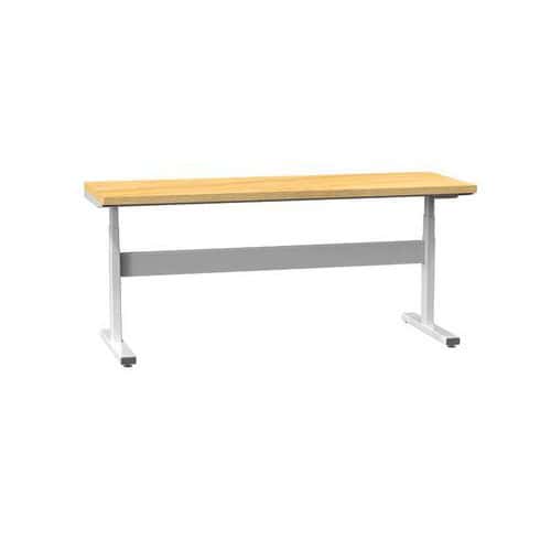 Elektrický stavitelný ERGO stůl, 2000 x 700 x 660 (1100) mm, MULTIPLEX, šedá
