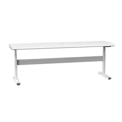 Elektrický stavitelný ERGO stůl, 2500 x 700 x 660 (1100) mm, LAMINO, šedá