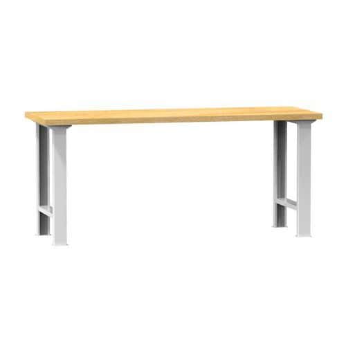 Dílenský stůl Kombi Multiplex, 88 x 200 x 70 cm, buk/šedá