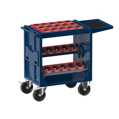 NC vozík 36x27D s vybavením, varianta 5, tmavě modrá