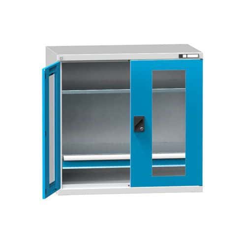 Nářaďová skříň SK1-005S, 1044 x 625 x 1000 mm, šedá-modrá
