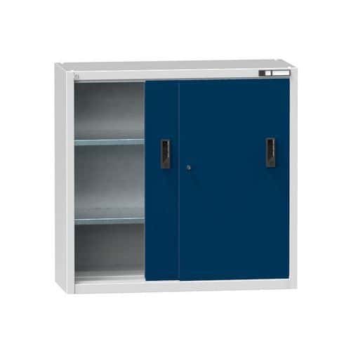 Nářaďová skříň SP1-002, 1044 x 405 x 1000 mm, šedá-tmavě modrá