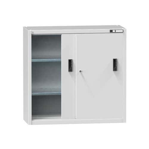 Nářaďová skříň SP1-002, 1044 x 405 x 1000 mm, šedá-šedá