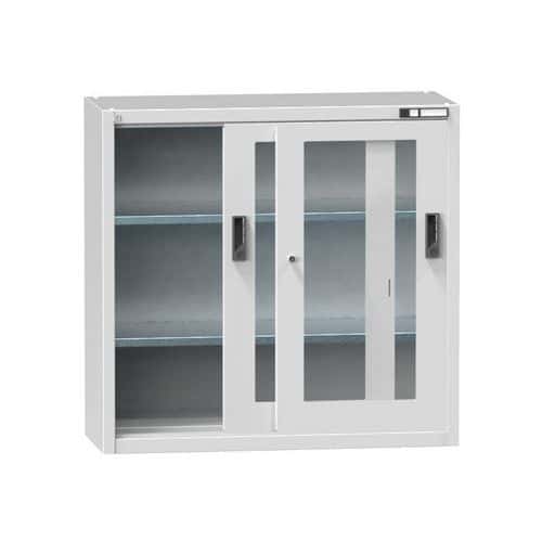 Nářaďová skříň SP1-002S, 1044 x 405 x 1000 mm, šedá-šedá