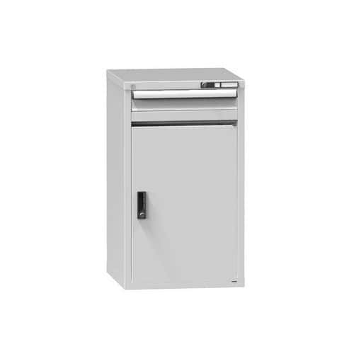 Zásuvková skříň ZA1, 578 x 600 x 990 mm, šedá-šedá