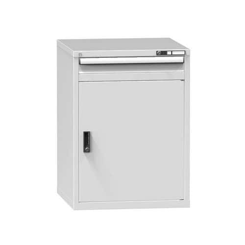 Zásuvková skříň ZB1, 731 x 753 x 990 mm, šedá-šedá