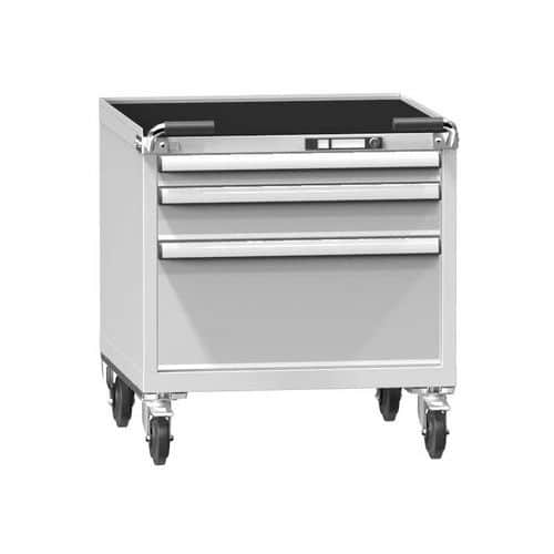 Dílenský vozík ZBM59-1, 36x36D, 731 x 753 x 810 mm, šedá-šedá