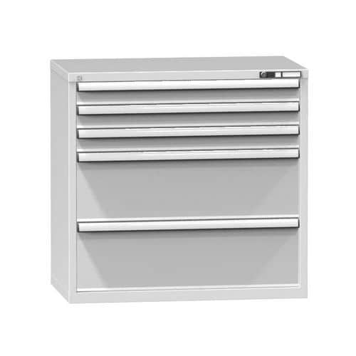 Zásuvková skříň ZC3, 1037 x 600 x 990 mm, šedá-šedá