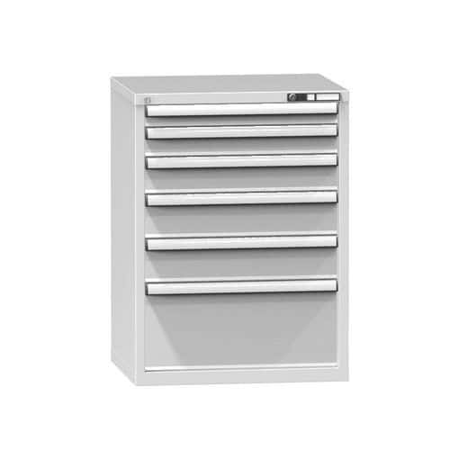 Zásuvková skříň ZD4, 731 x 600 x 990 mm, šedá-šedá